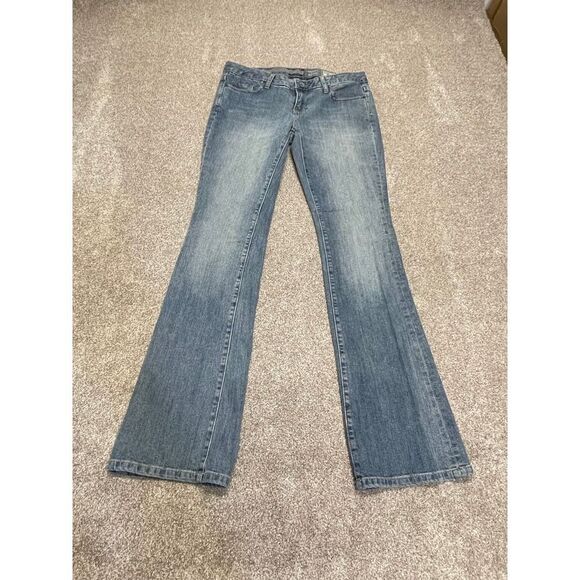 Converse one star womens bootcut jeans sz 6 mid rise blue jeans retro Y2K - Picture 2 of 12